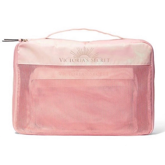 NEW Victoria's Secret SUNSET OMBRE Hardside SUITCASE BUNDLE - Picture 14 of 16